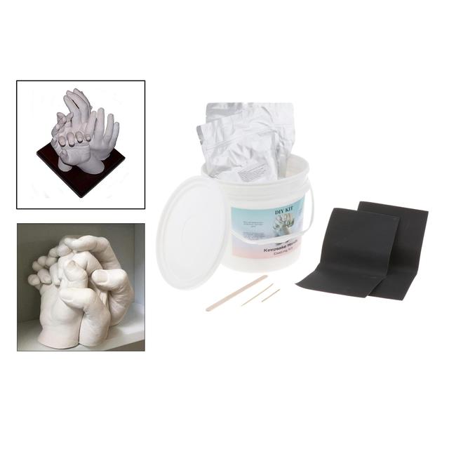 Keepsake Hands Casting Kit, DIY Plaster Statue Molding Kit